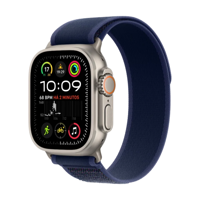 Apple Watch Ultra 2 – (Caixa de Titânio, 49mm, GPS+Cellular, Pulseira Loop Trail) - Imagem 1